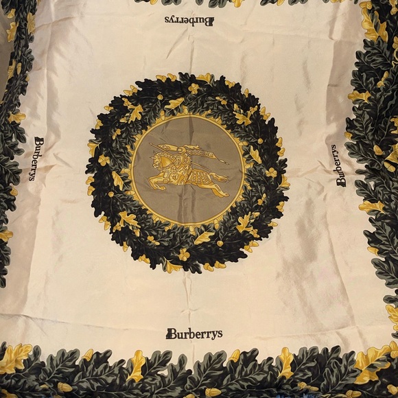Burberrys Vintage Silk Scarf